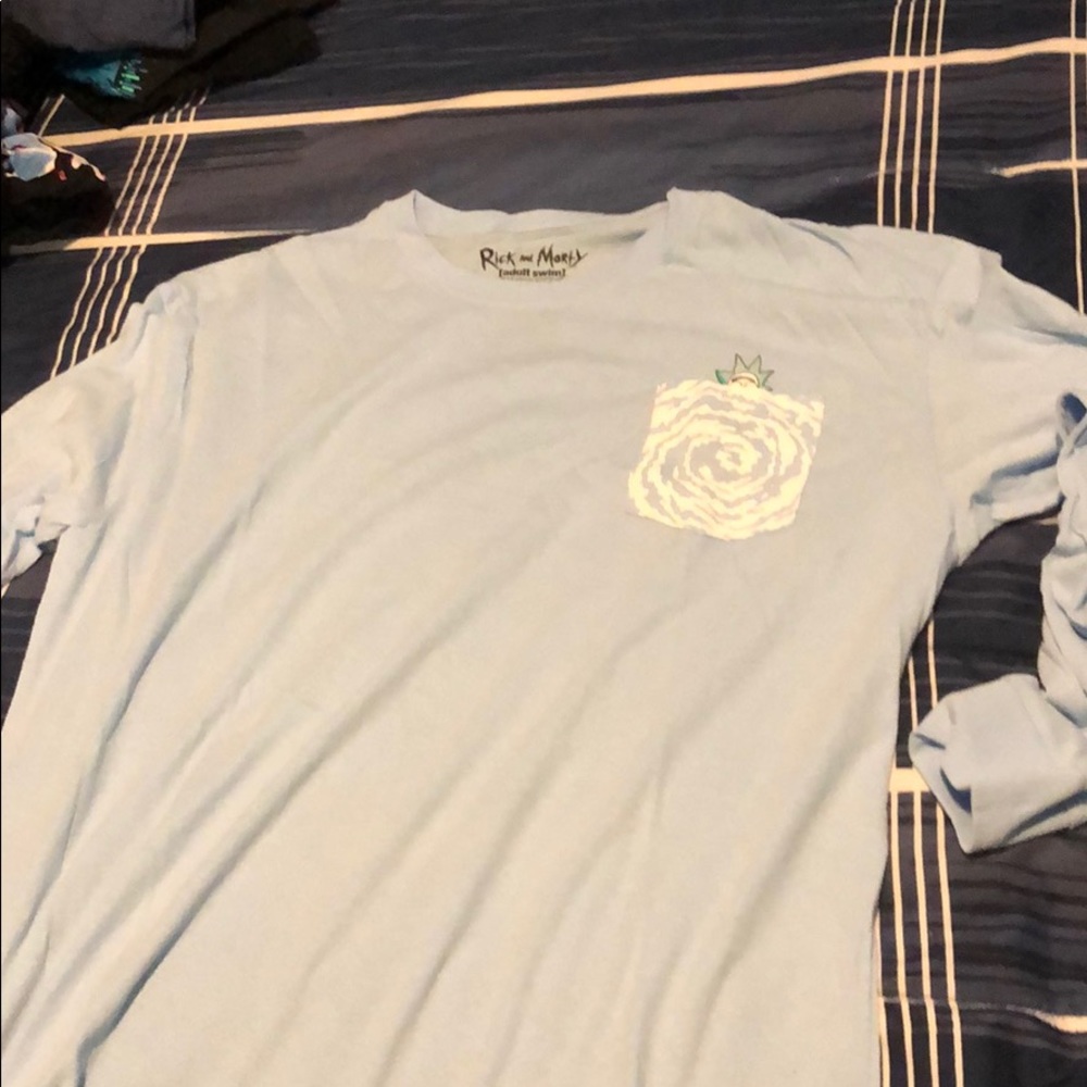 Rick and morty long sleeve tee